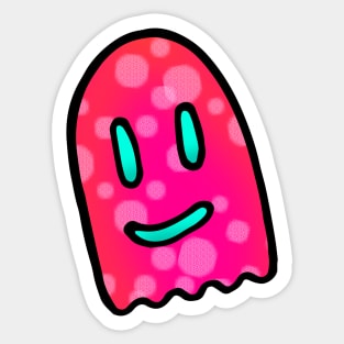 Cute Ghost Doodle Sticker